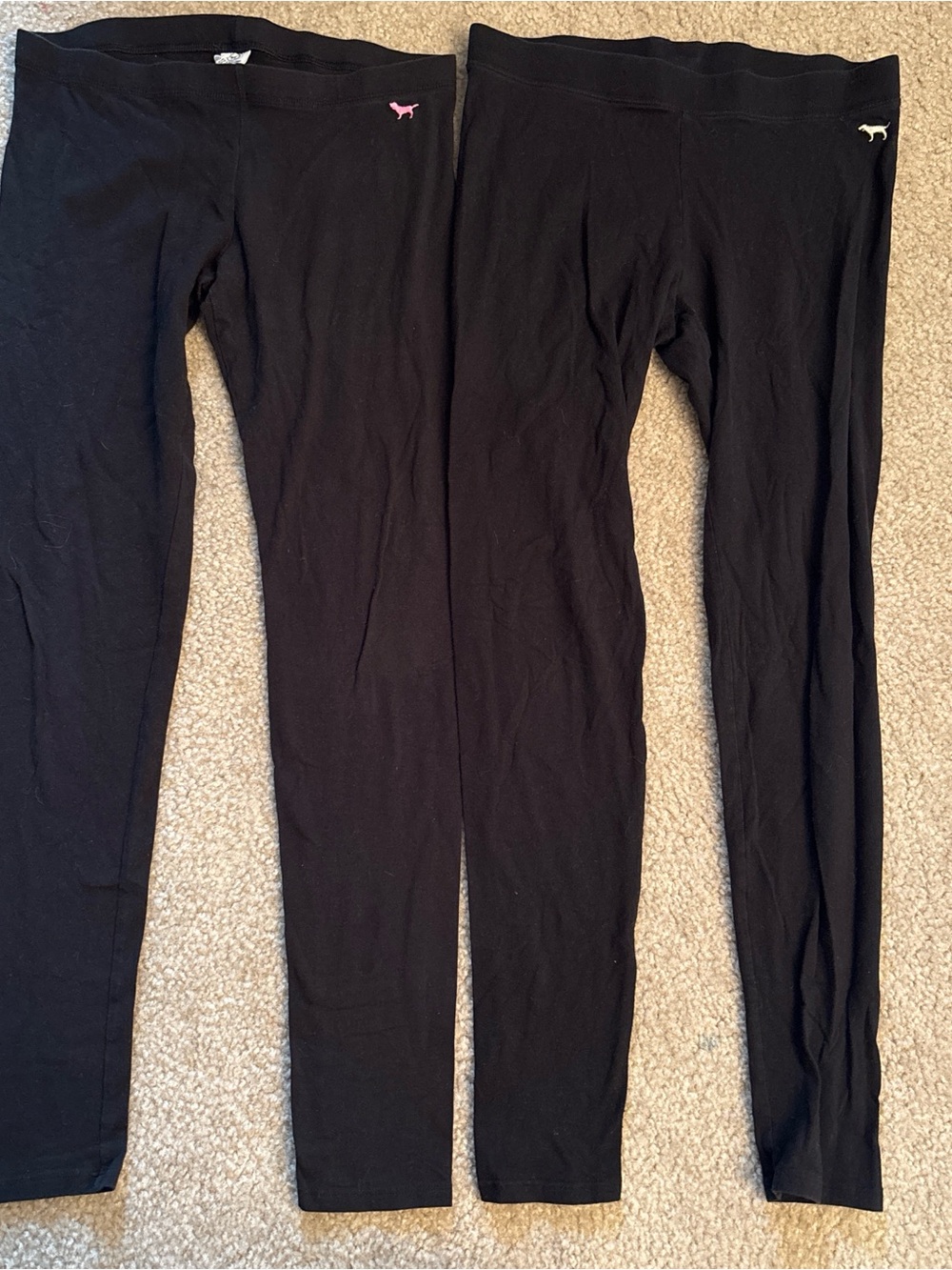 PINK Victoria's Secret Black Leggings with Branded Tag